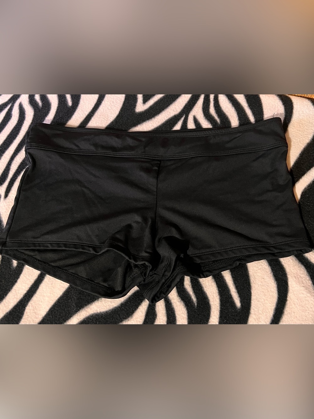 Bisou Bisou Women's Black Swim Bike Shorts - Low-Rise Active Cut